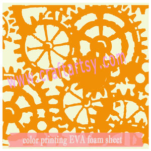 Color Printed EVA Foam Sheet With Wheels